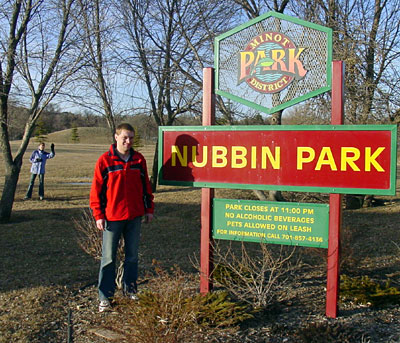 Geocaching in Nubbin Park