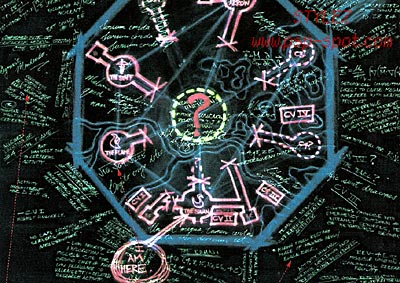 mysterious map