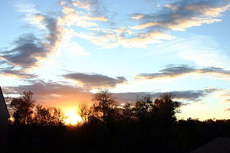 Especially Early Sunset